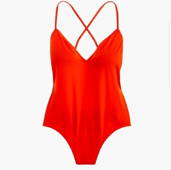 J. Crew Playa Key West X-Back One Piece Swimsuit - Picture 2 of 8